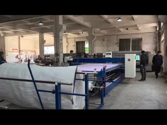 연속형 자동 공급 및 절단 컴퓨터화 된 단일 바늘 쿼일팅 기계